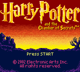 Harry Potter and the Chamber of Secrets Title Screen
